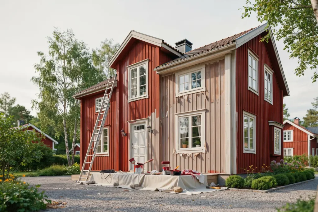 juli r b sta tiden att m la huset s lyckas du med tr fasad f rarbete och h llbart resultat