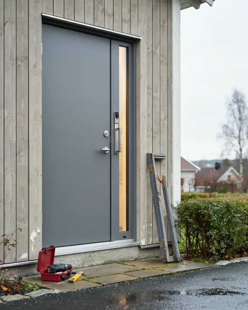 byta ytterd rr i villa s kerhet isolering och r tt montering f r ett h llbart resultat