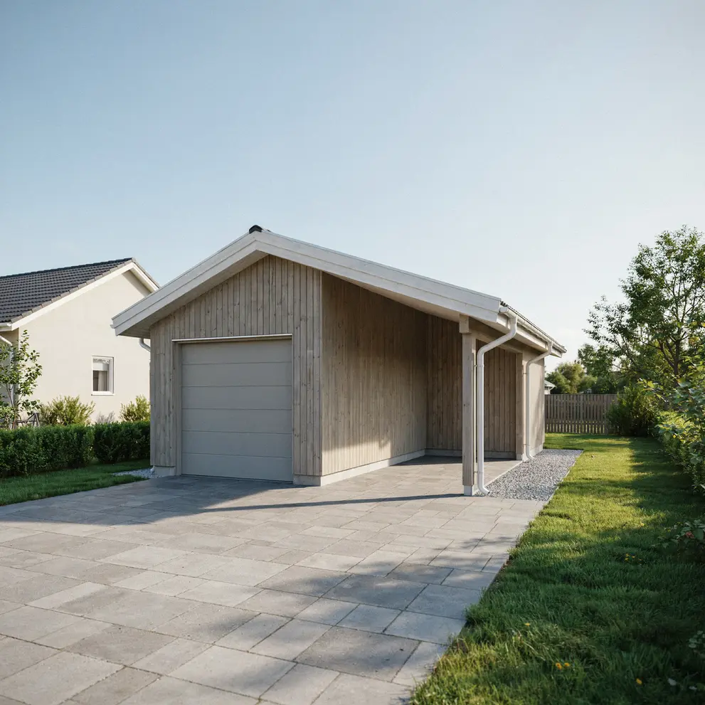 bygga carport garage vasterhaninge stockholm